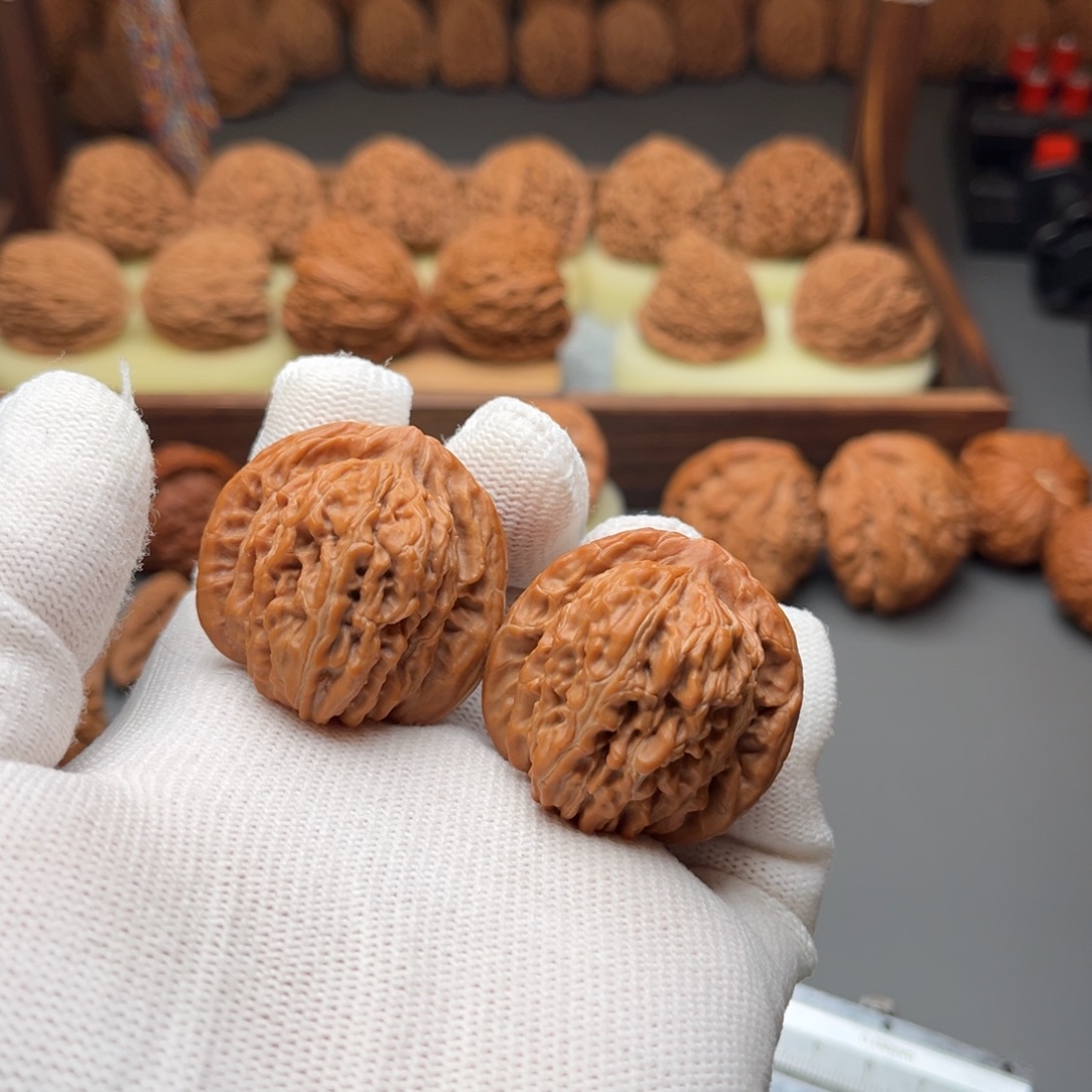 文玩核桃吊坠37尺四座楼