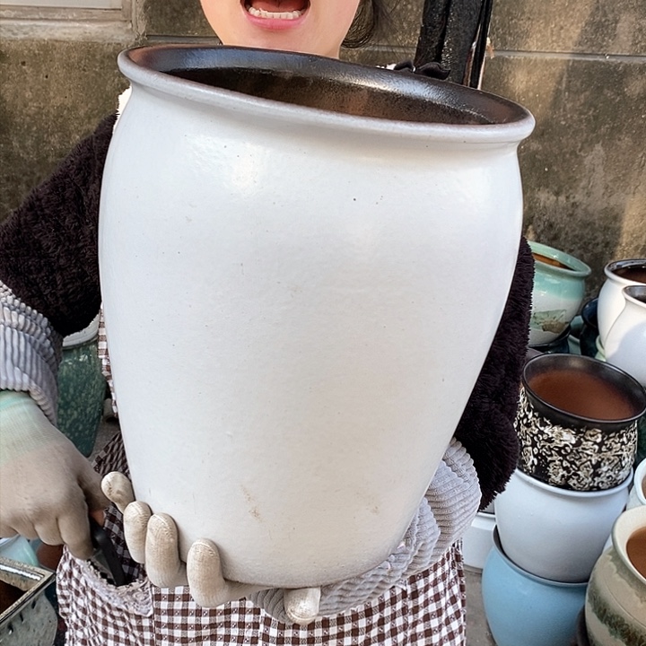 紫砂花盆正品口25高30