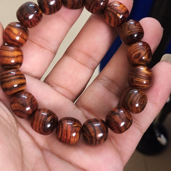 C***H黄花梨/降香黄檀手串/手链1.2水波留疤老型珠手串