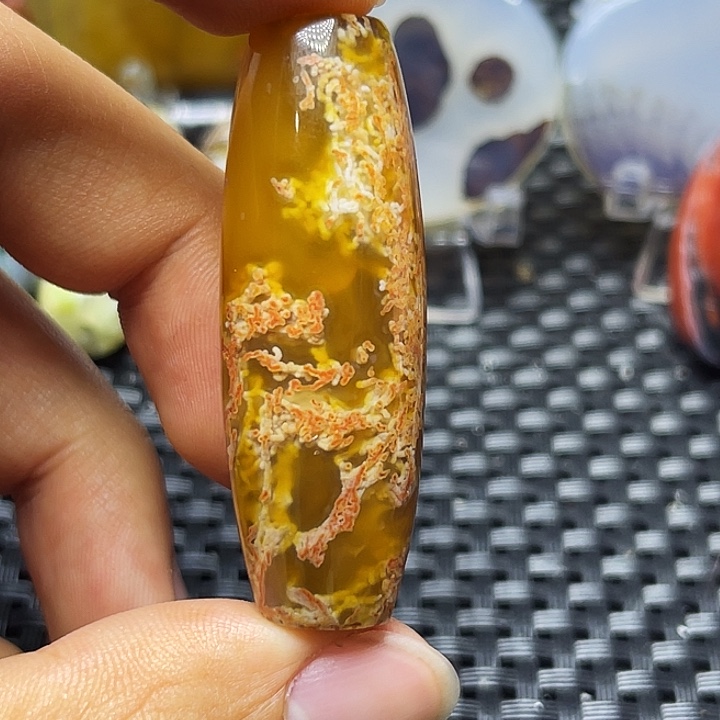 物***择玛瑙/玉髓未镶嵌颈饰