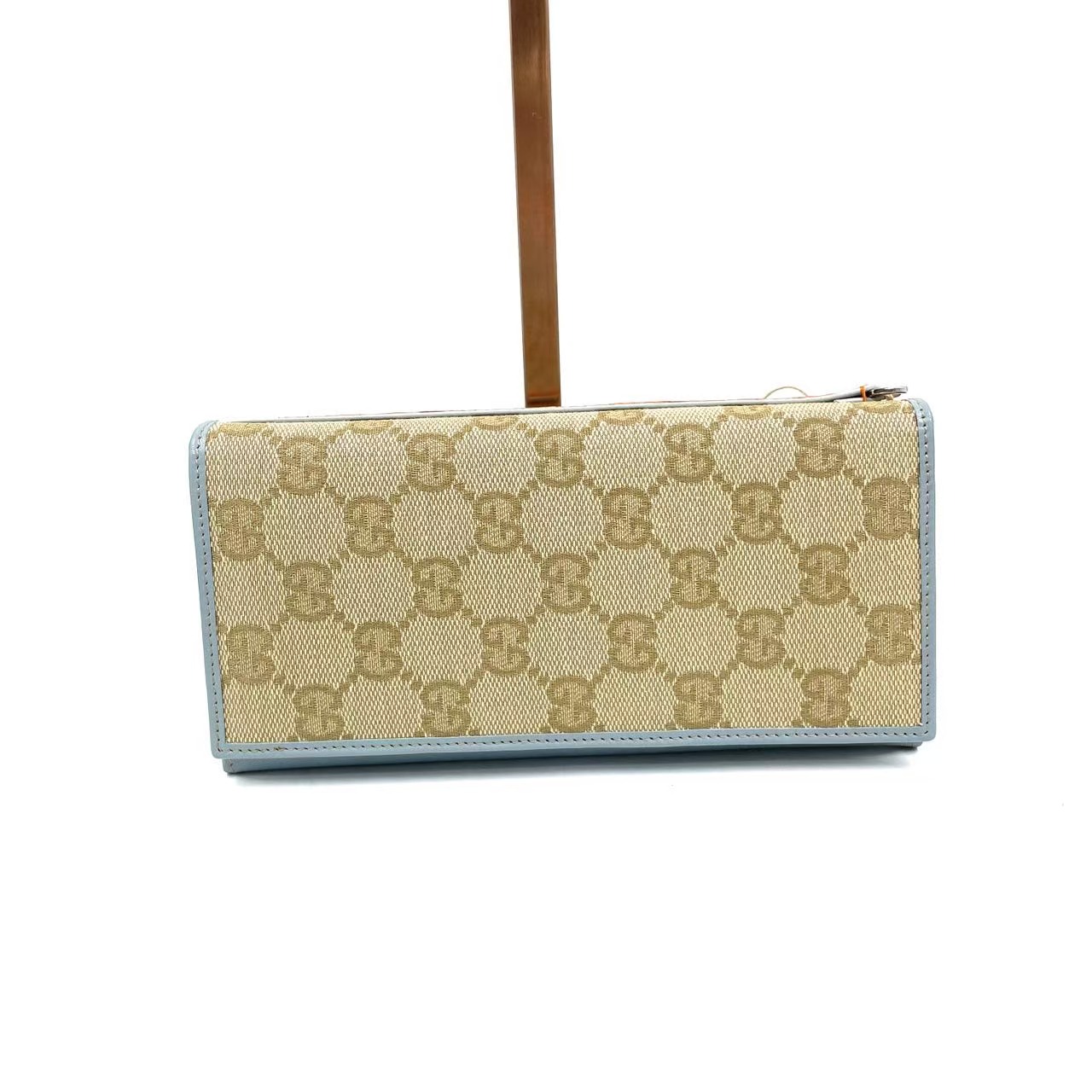 95新 GUCCI/古驰 古驰老花钱包/S94/赠钥匙扣