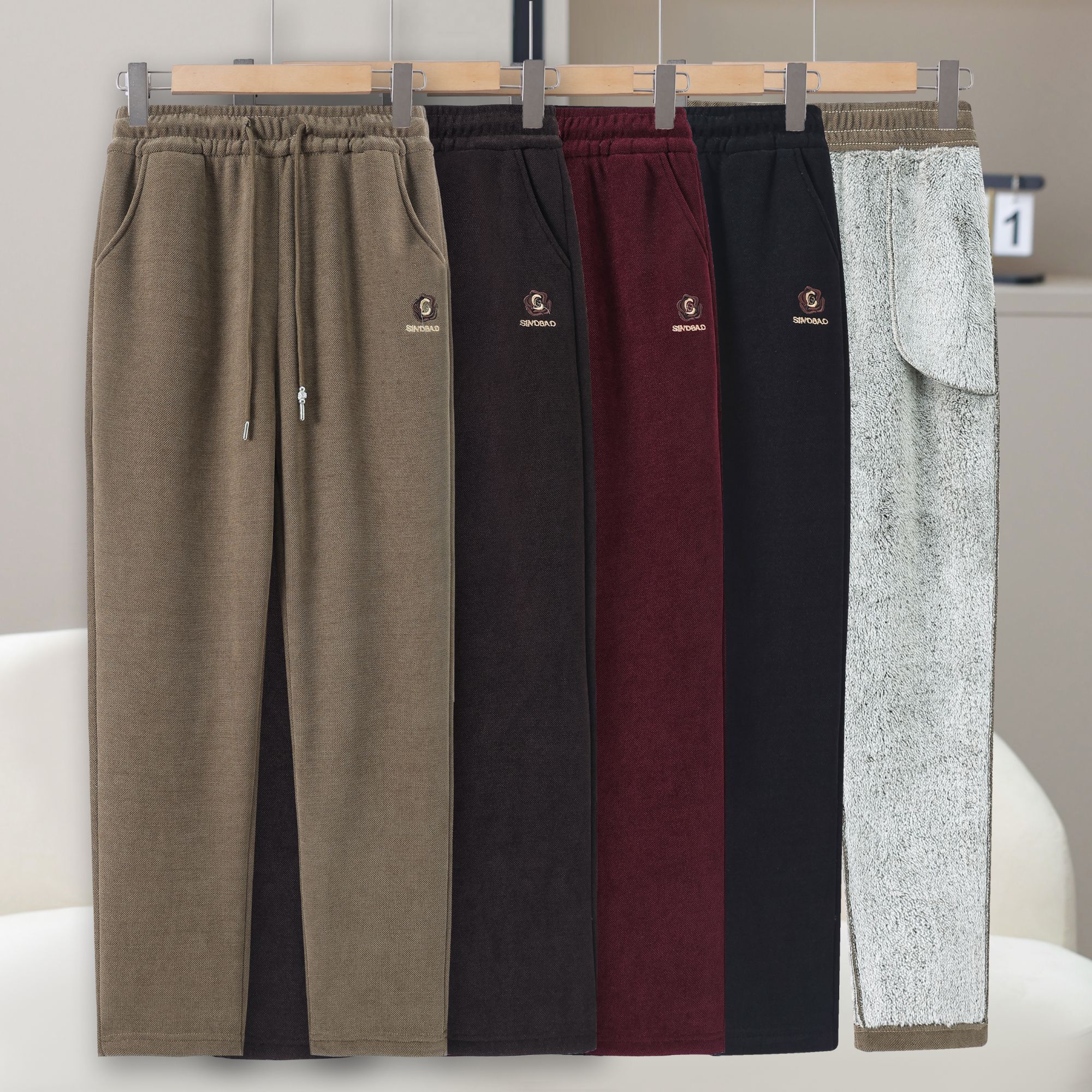 冬季新款加绒加厚显瘦百搭减龄休闲小脚哈伦裤