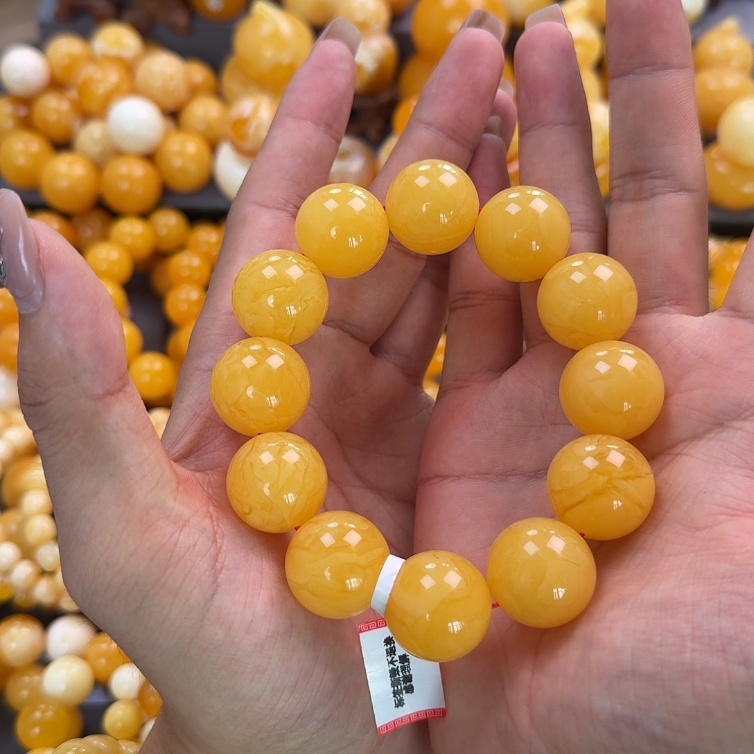 蜜蜡未镶嵌珠宝奇石同料20mm