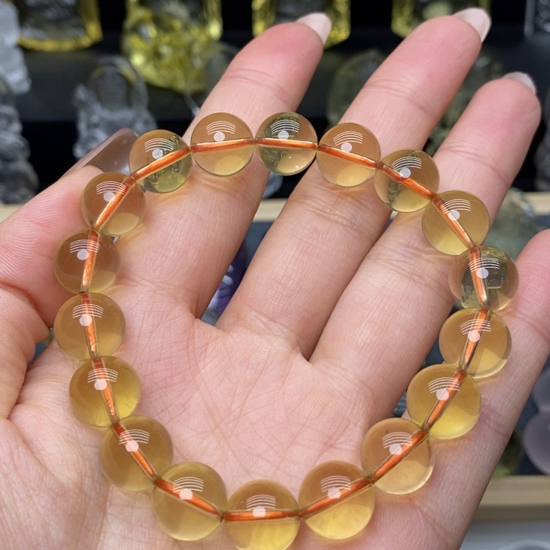 水晶颈饰未镶嵌黄水手链