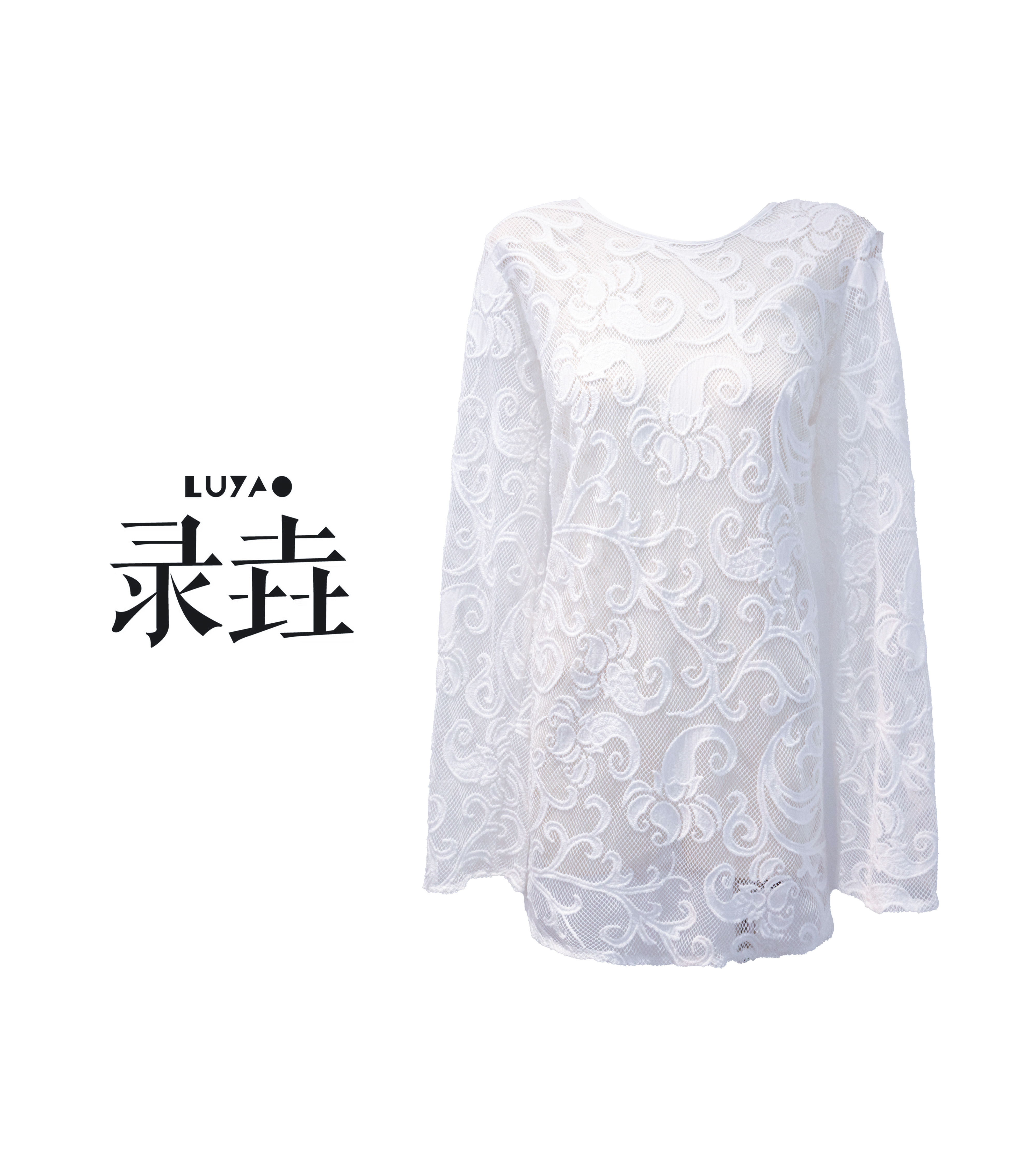 【LUYAO.录垚原创】“白鸢尾”-蕾丝钩花上衣