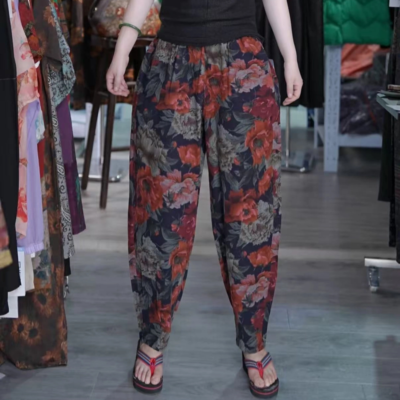 百搭时尚潮流休闲气质显瘦轻奢女款休闲裤1175