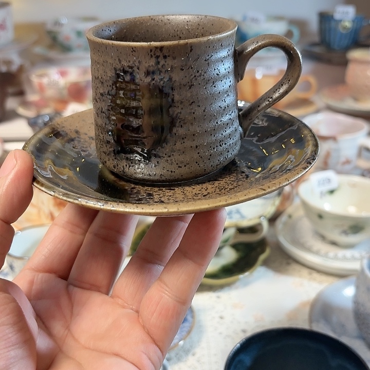 瓷片日本进口咖啡杯，日本进口咖啡杯