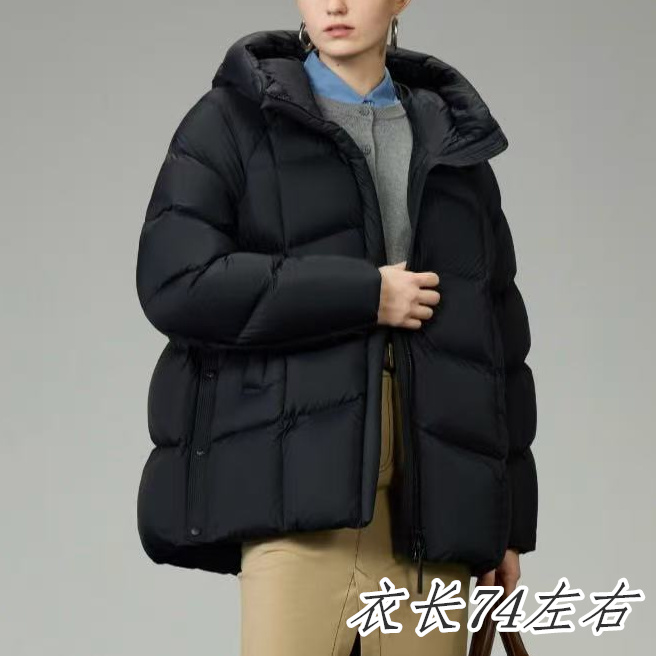 （鹅绒）高品质云朵泡芙时尚连帽羽绒服上衣外套