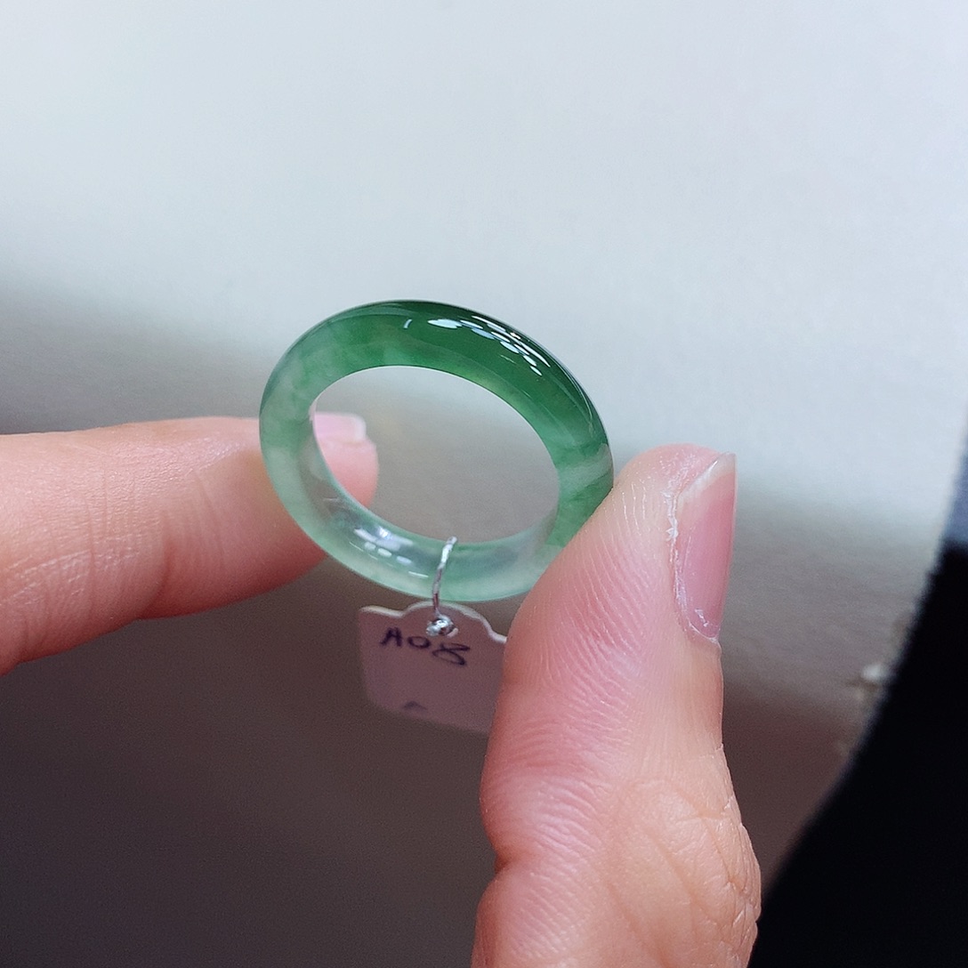 未镶嵌戒指翡翠13-14号