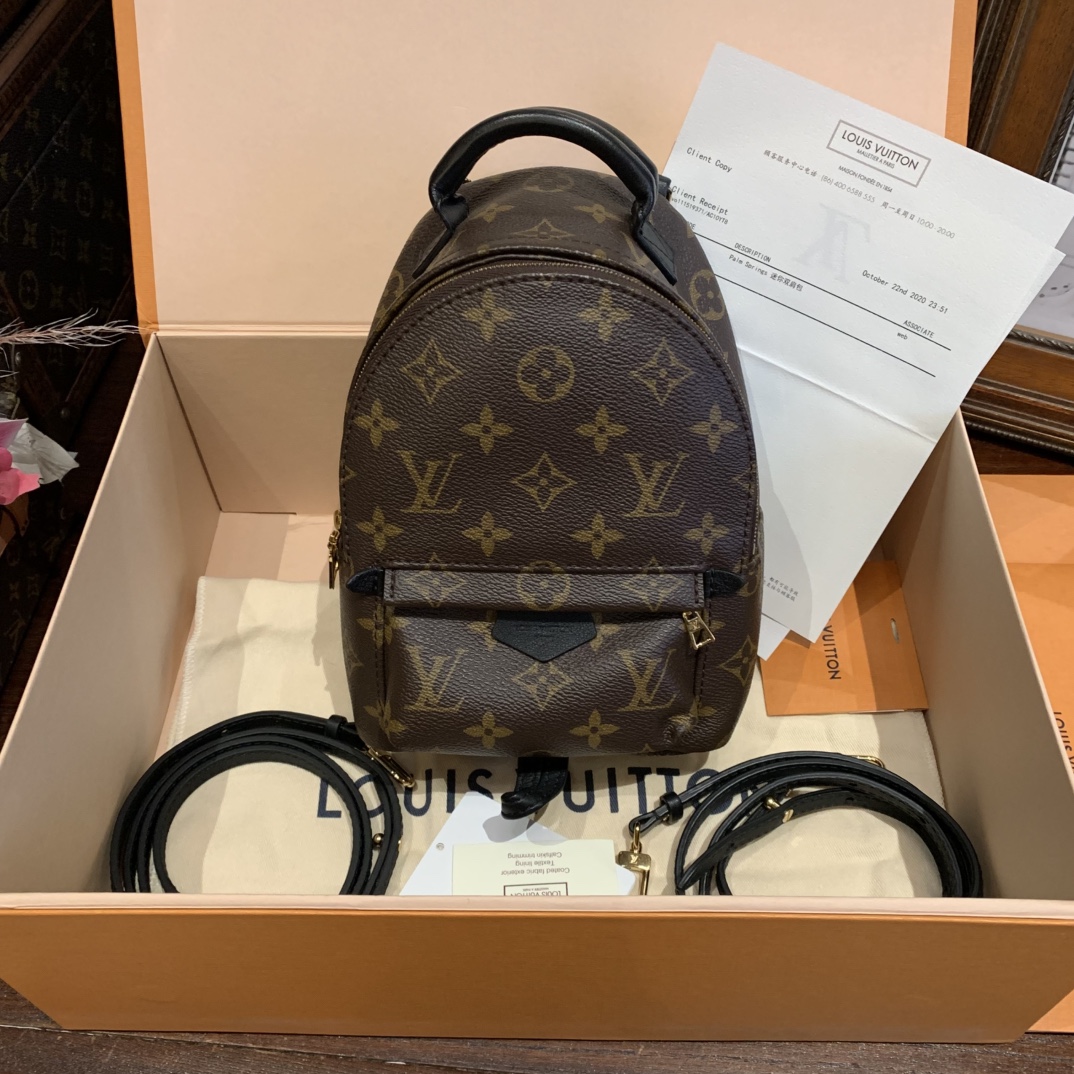 95新 LouisVuitton/路易威登 mini双肩包老款双肩包98新/sp22716