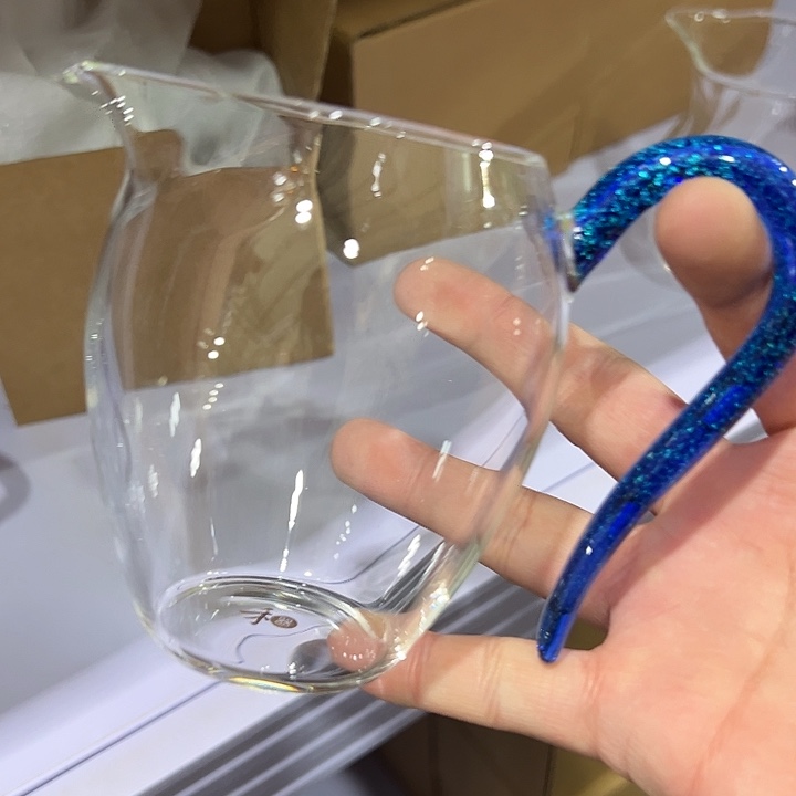 孤品 怡然公道杯宝蓝金 