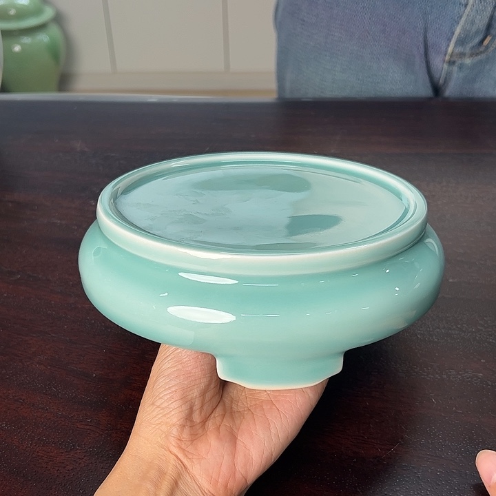 龙泉云间青瓷小米茶器