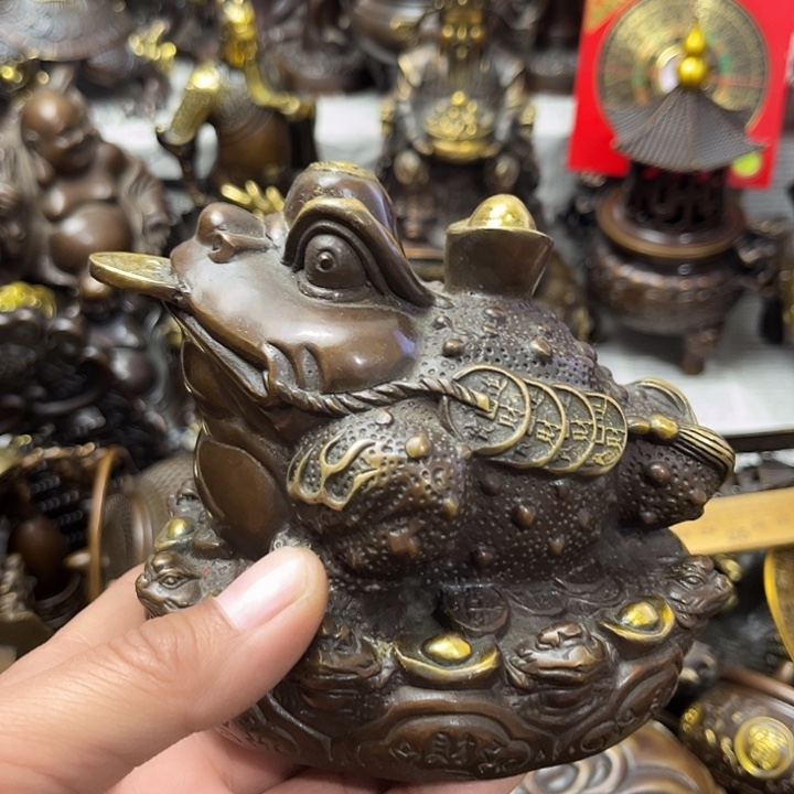 顺顺利利，铜器摆件