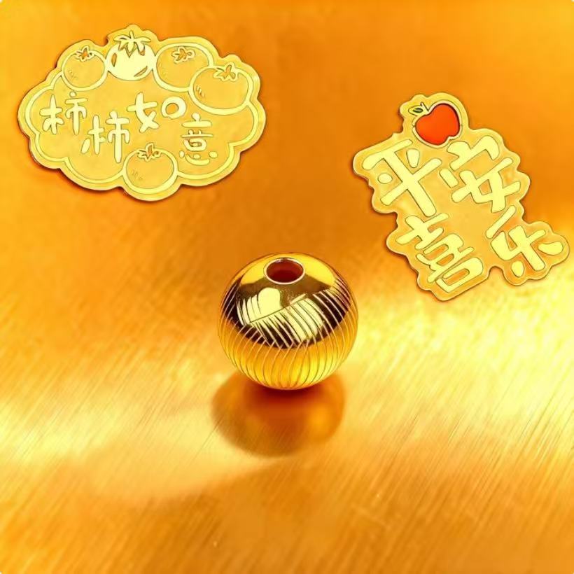 【鸽鸽专属】8m 手工猫眼拉丝 拍10送2 18颗散珠配件手机贴一物一证