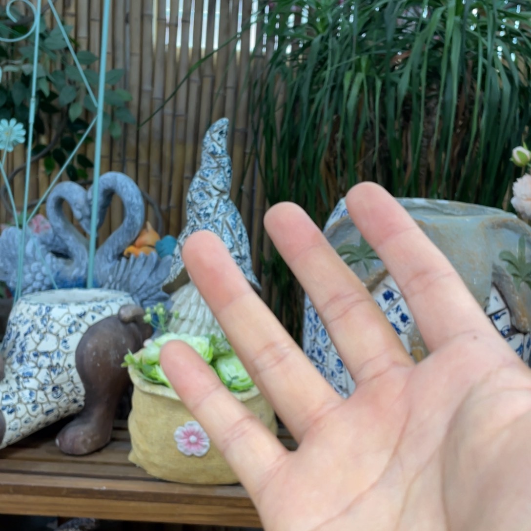【闪购商品】氧化镁青花甘道夫盆