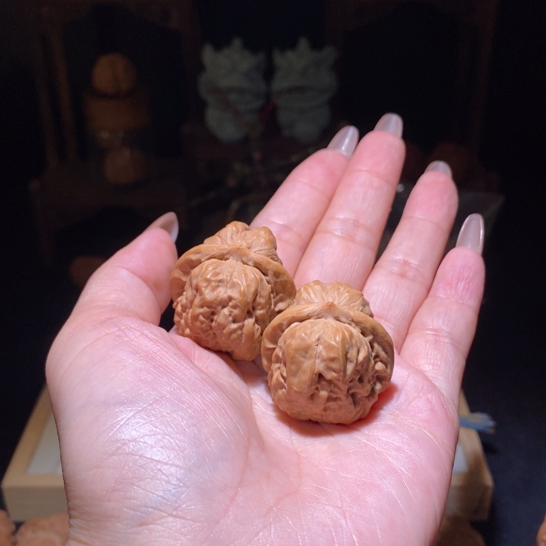 文玩核桃吊坠石子蛙蛙33+