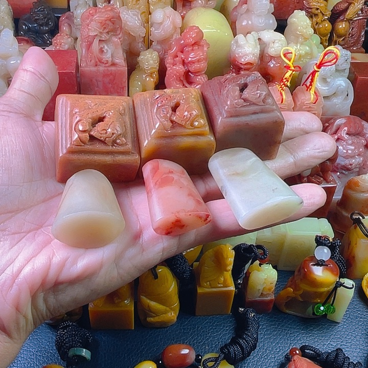 老挝石6个印石！！！！！！