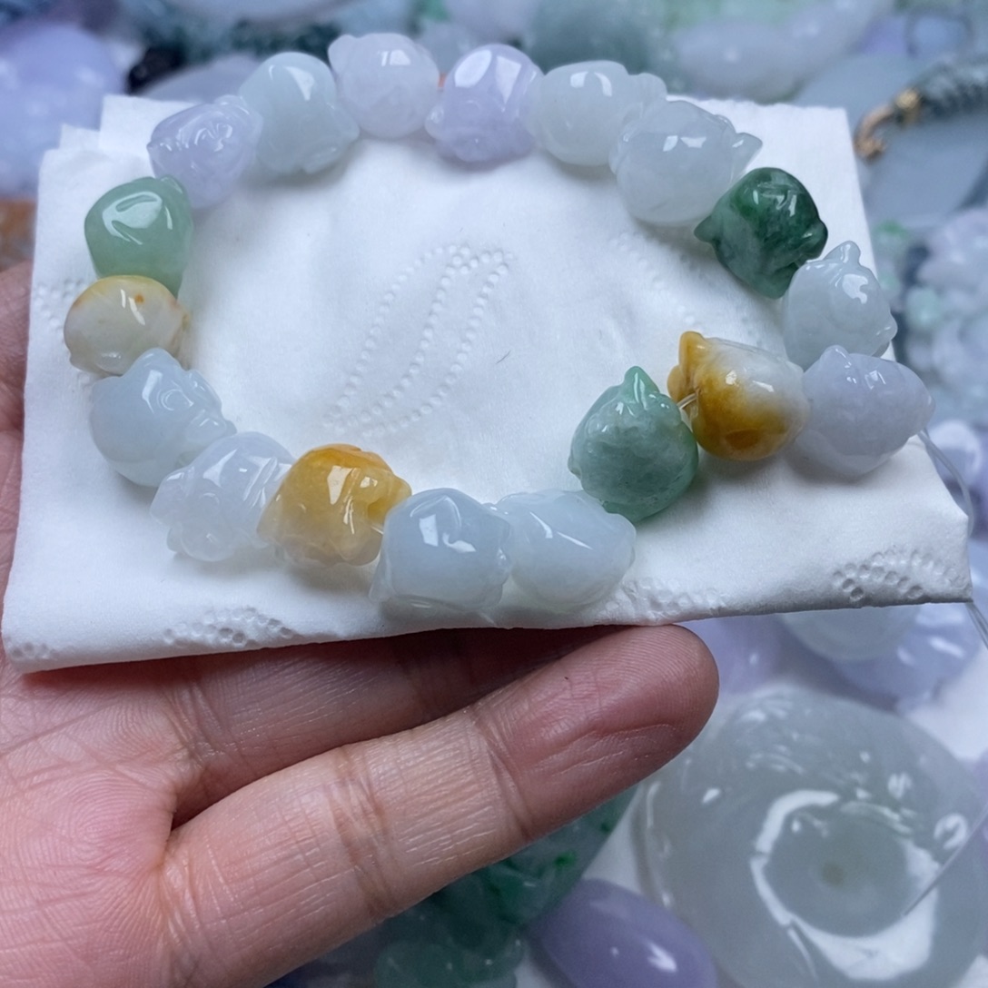 颈饰未镶嵌翡翠翡翠