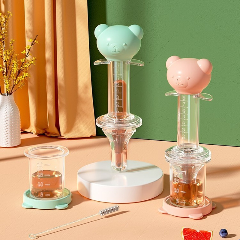 小熊喂药神器喂药器婴儿防呛塑料管婴童幼儿滴管式喂水吃药