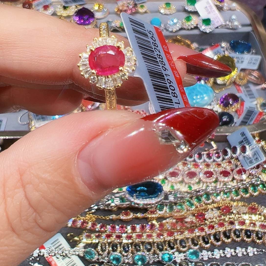 银S925镶嵌珠宝奇石蓝宝石爱**己