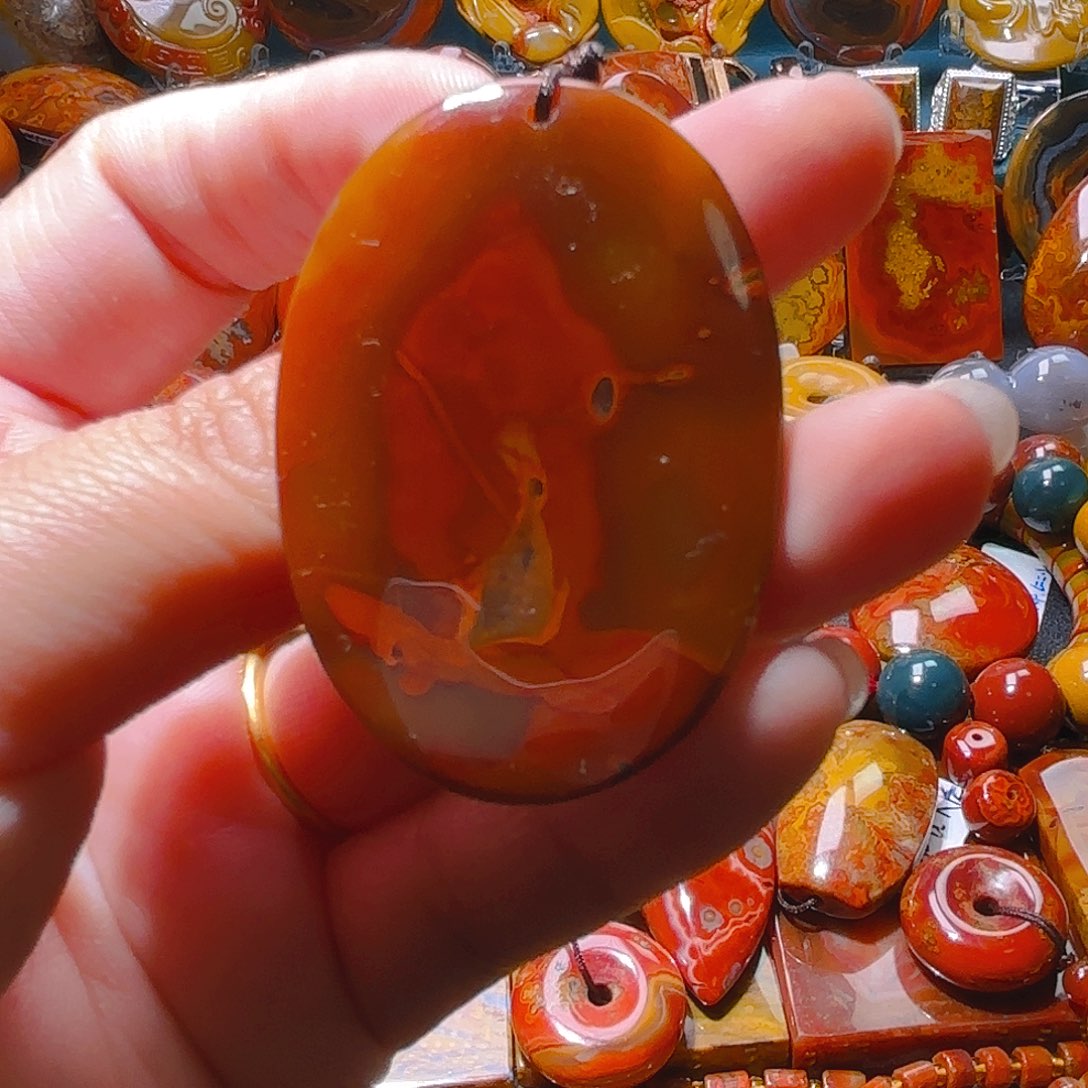 玛瑙/玉髓吊坠(不含链)未镶嵌