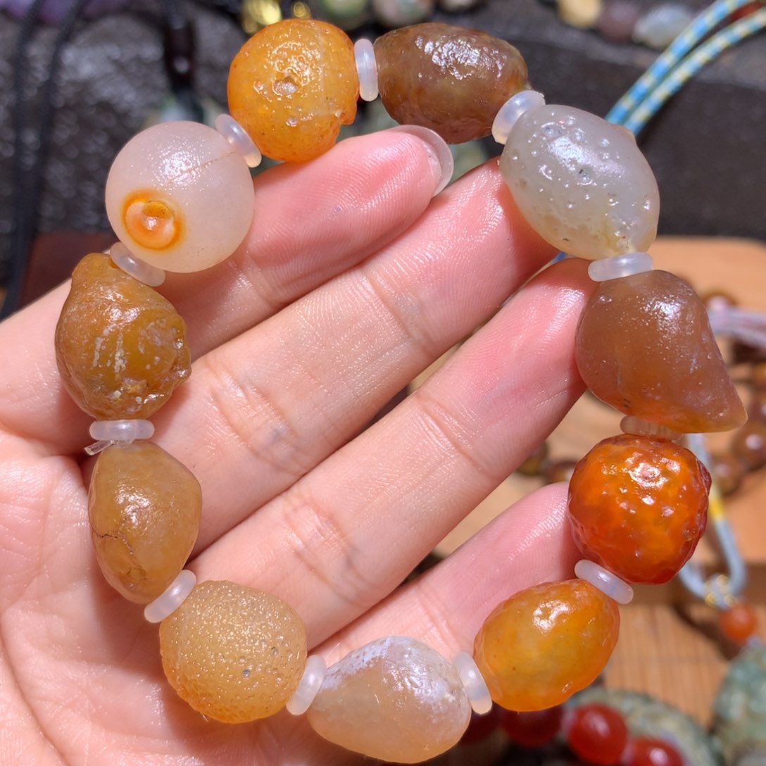 未镶嵌玛瑙/玉髓珠宝半成品
