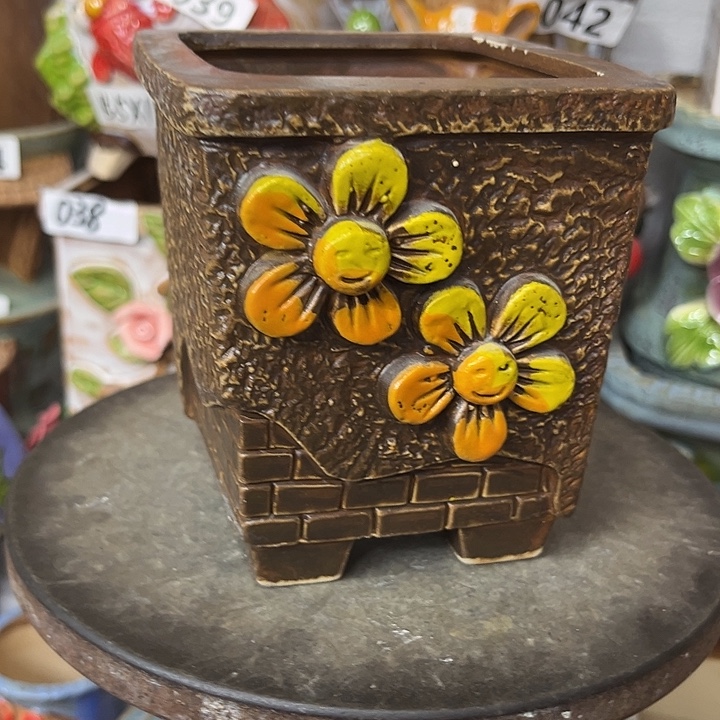 粗陶材质多肉花盆