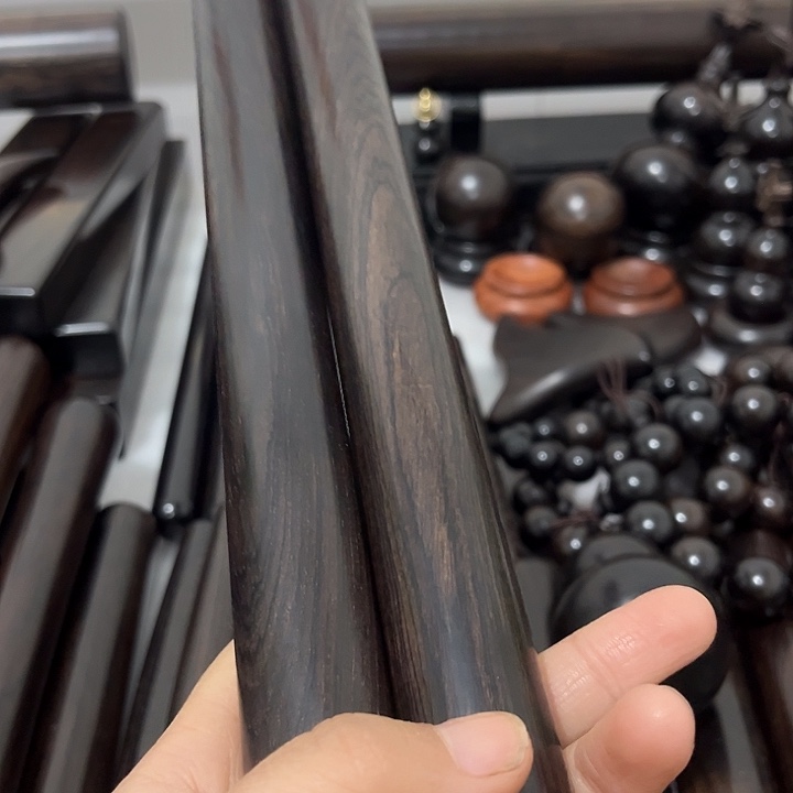 黑酸枝木类历***迹紫光檀鼓棒大