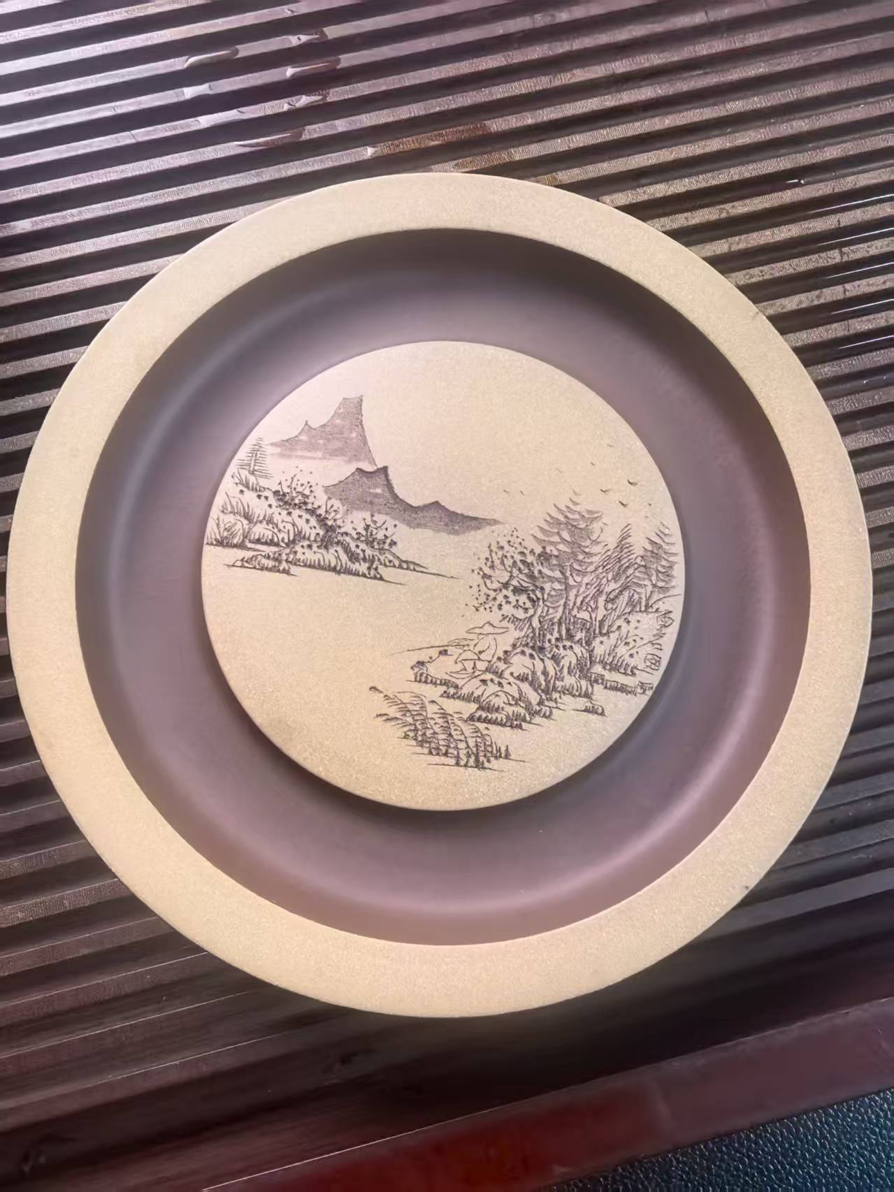【茶语】茶周边紫砂茶盘