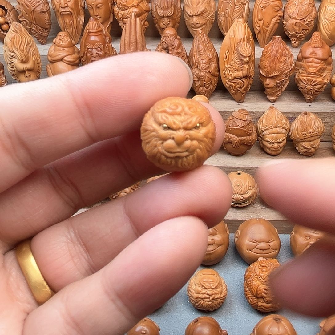 猴头核桃吊坠18大圣