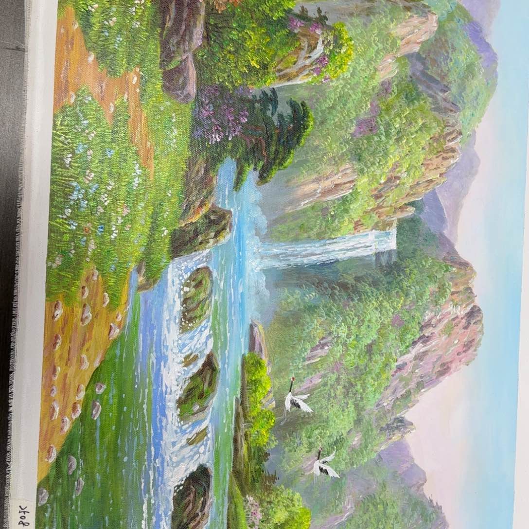 油画一起吃火锅的感觉