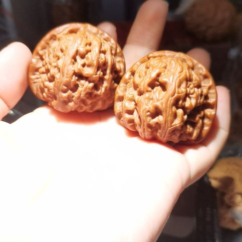 猴头核桃吊坠42白狮子