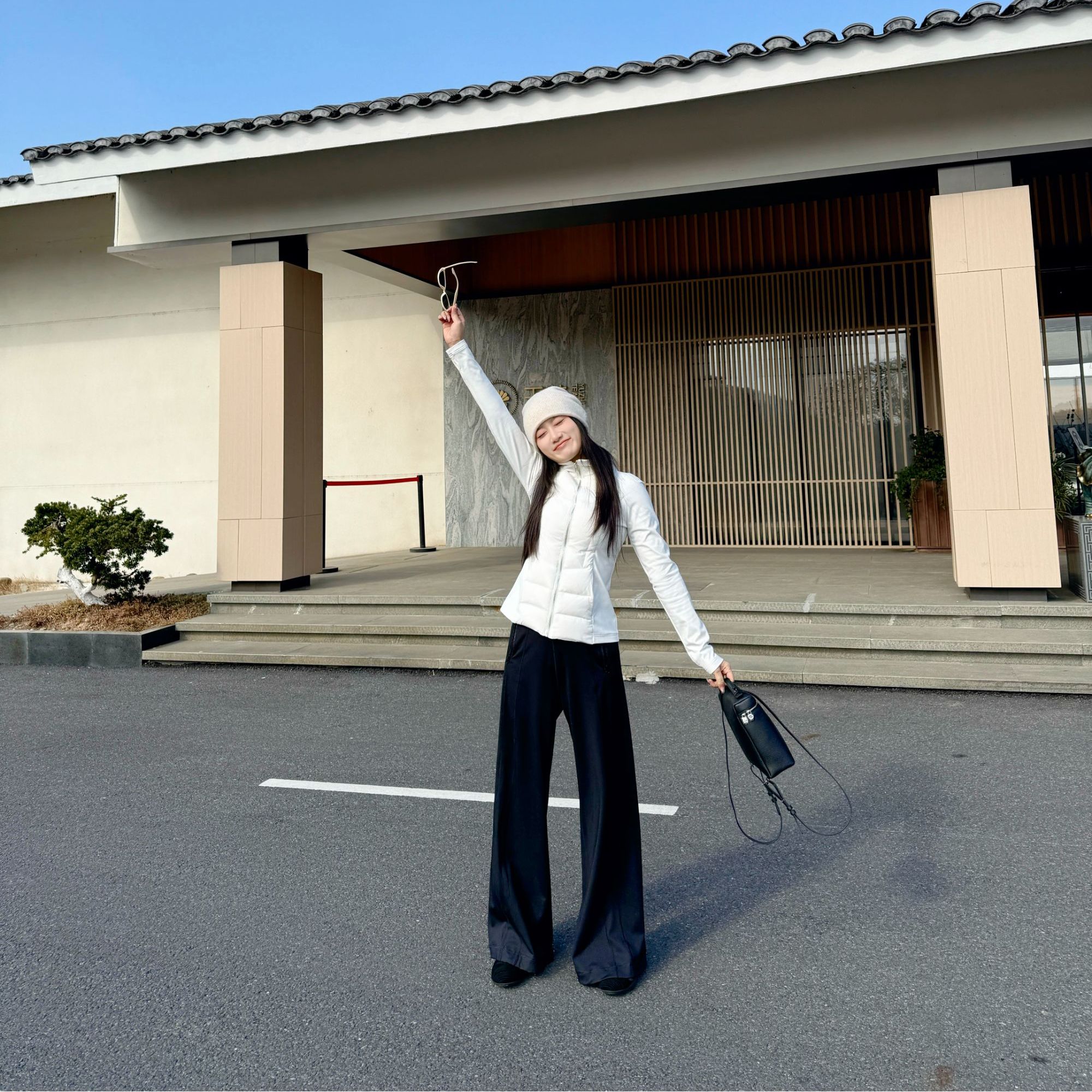 Aetheron lu高腰显瘦显腿长阔腿休闲裤瑜伽裤25秋冬