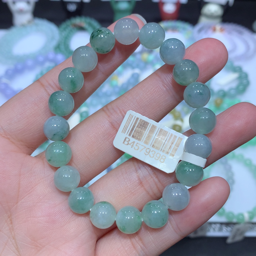 翡翠未镶嵌手串天然