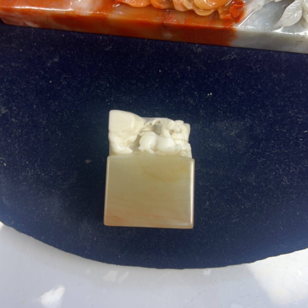 寿山石精品印章一路高升路路通