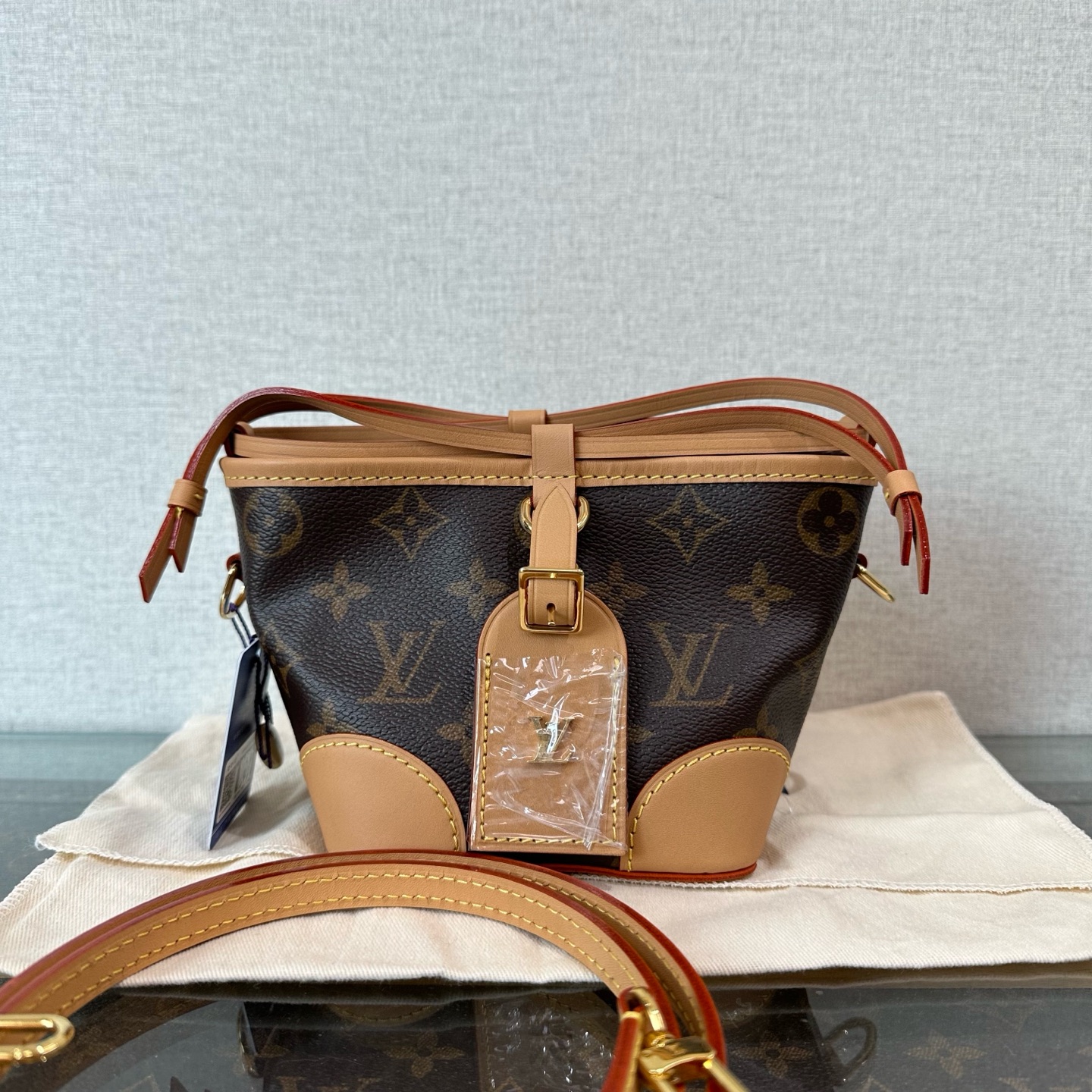 95新 LV noe purse经典老花烧麦抽绳小水桶 03079