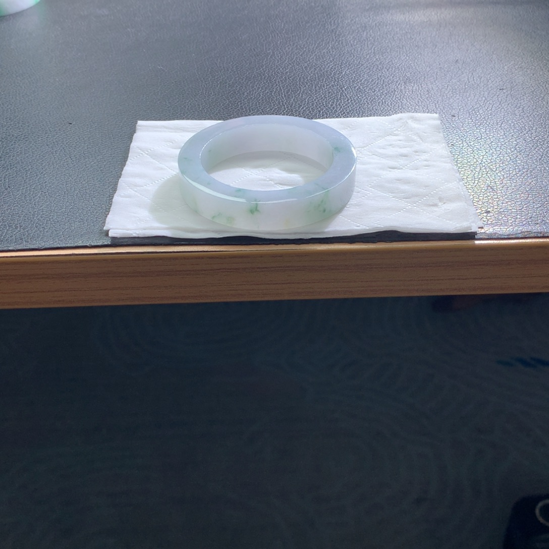 定制翡翠未镶嵌翡翠手镯冰飘花