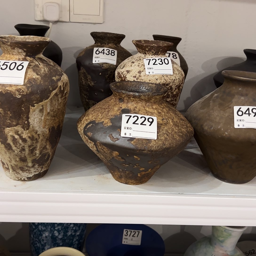 瓶7229高16口6陶瓷花瓶无孔