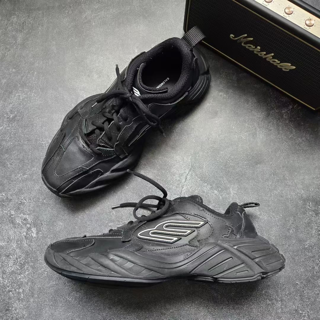 99新 Balenciaga/巴黎世家 40码 MONDAY 黑 鞋