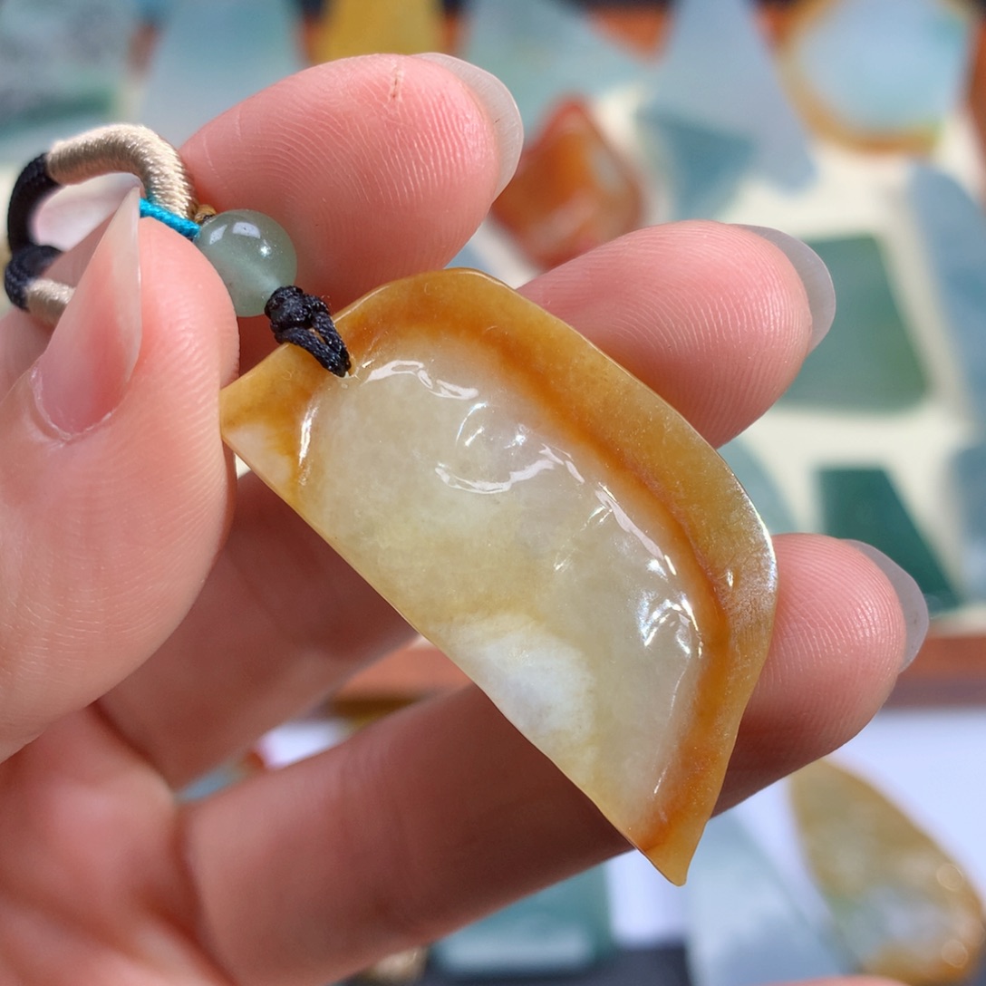 翡翠未镶嵌颈饰天然缅甸翡翠包邮