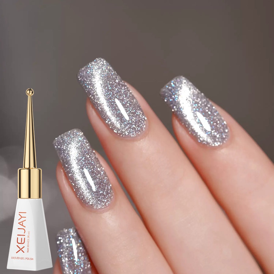 网红流行新款蓝色系海底精灵猫眼甲油胶升级款素材万能猫眼