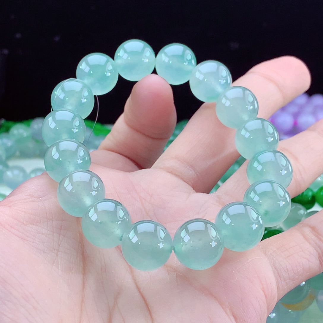 翡翠手链未镶嵌卡13.2