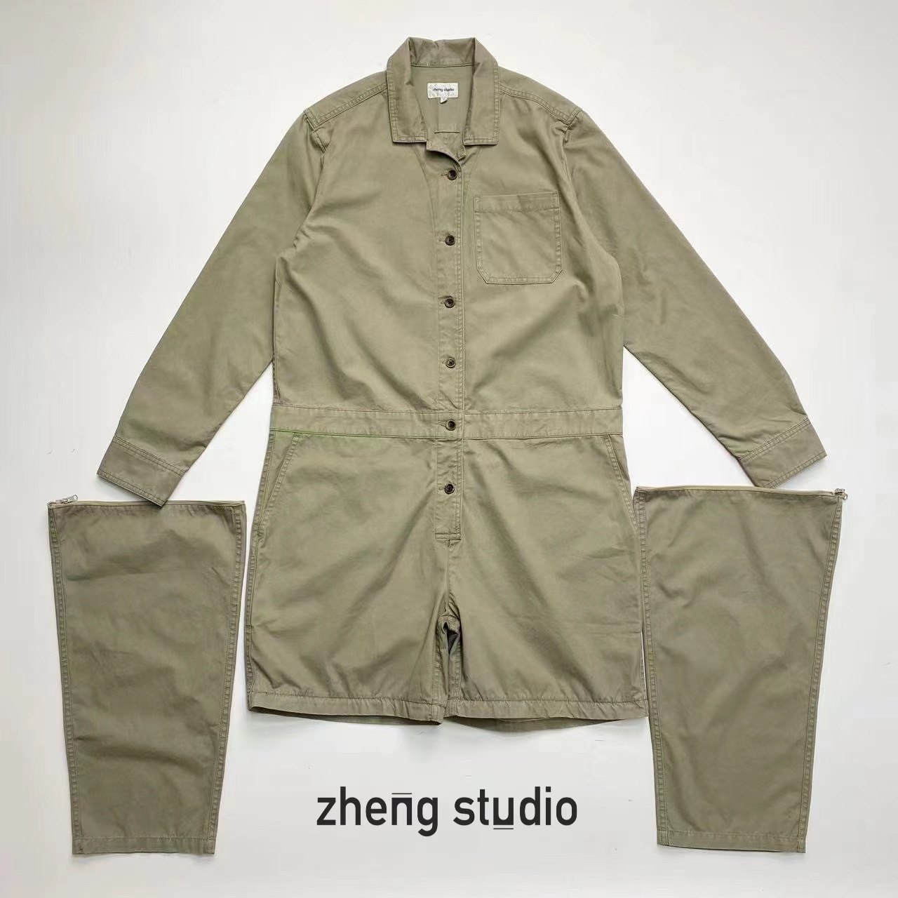 机能拆卸裤腿 D3连体衣