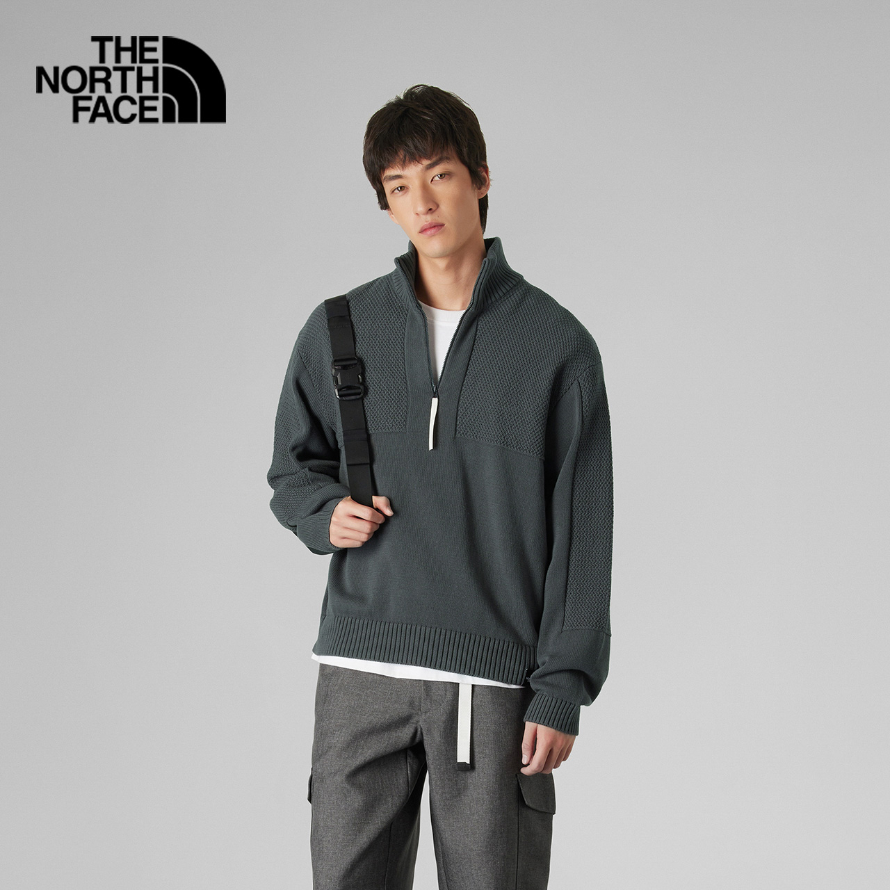 北面UE男女同款设计师款纯棉毛衣保暖户外新款TheNorthFace|8E6G
