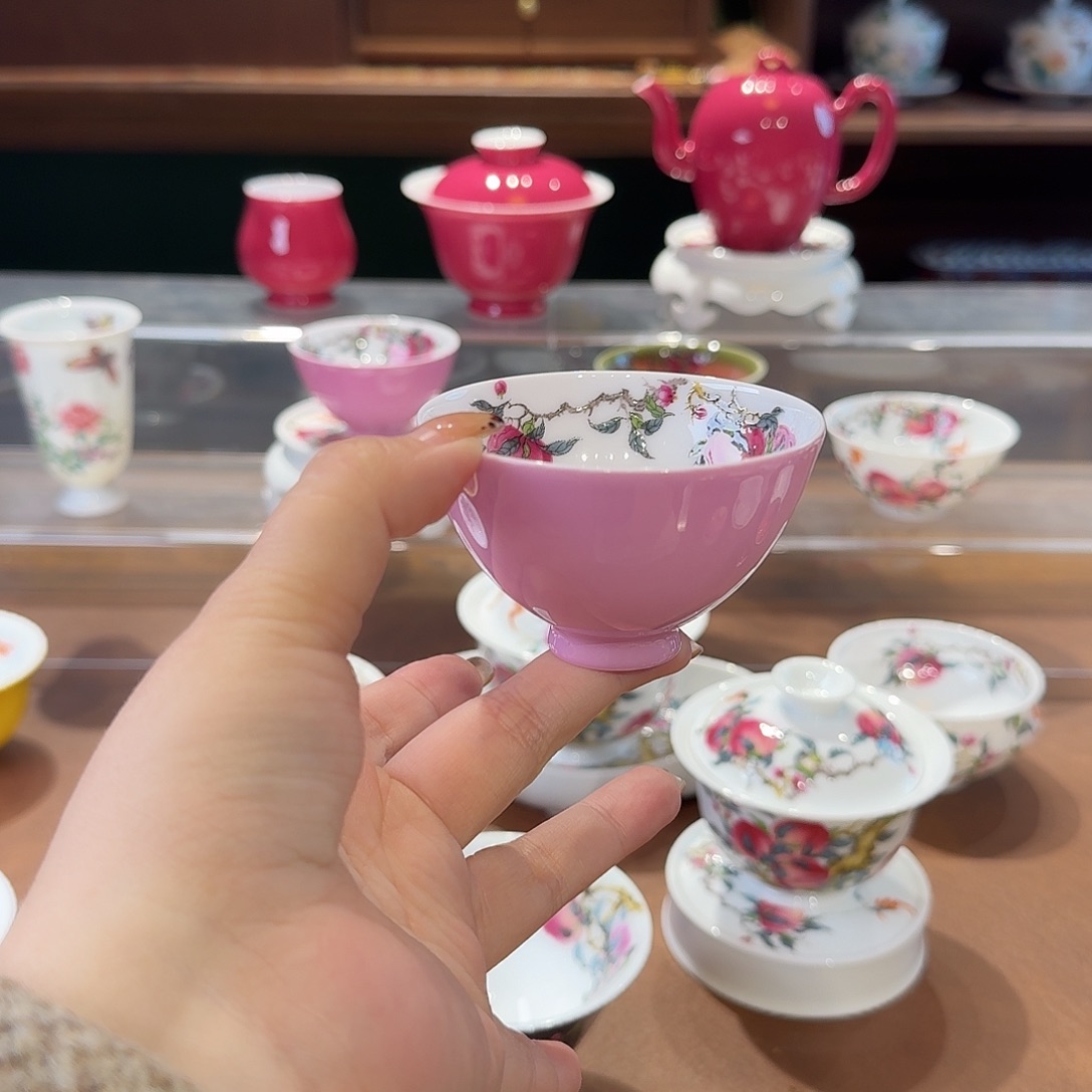 珐琅彩茶茶具茶具茶具