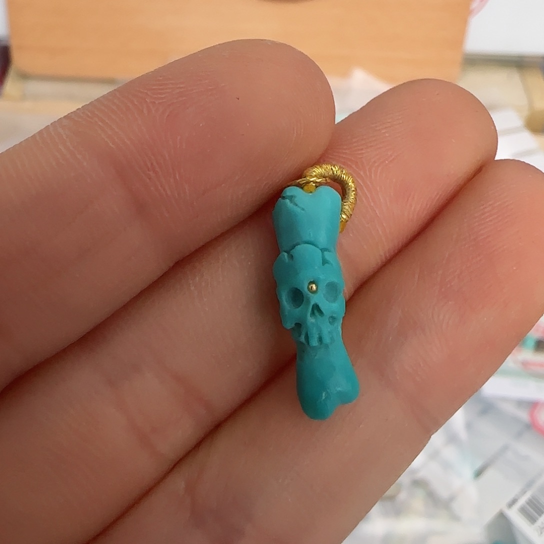 绿松石珠宝半成品未镶嵌