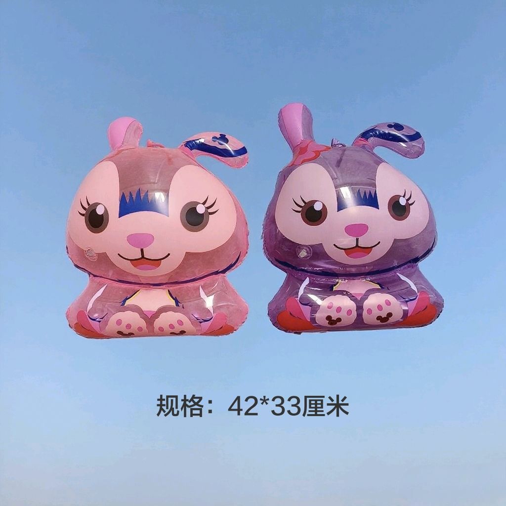 充气PVC玩具星黛露气球摆地摊小兔子气球批发卡通儿童玩具气球