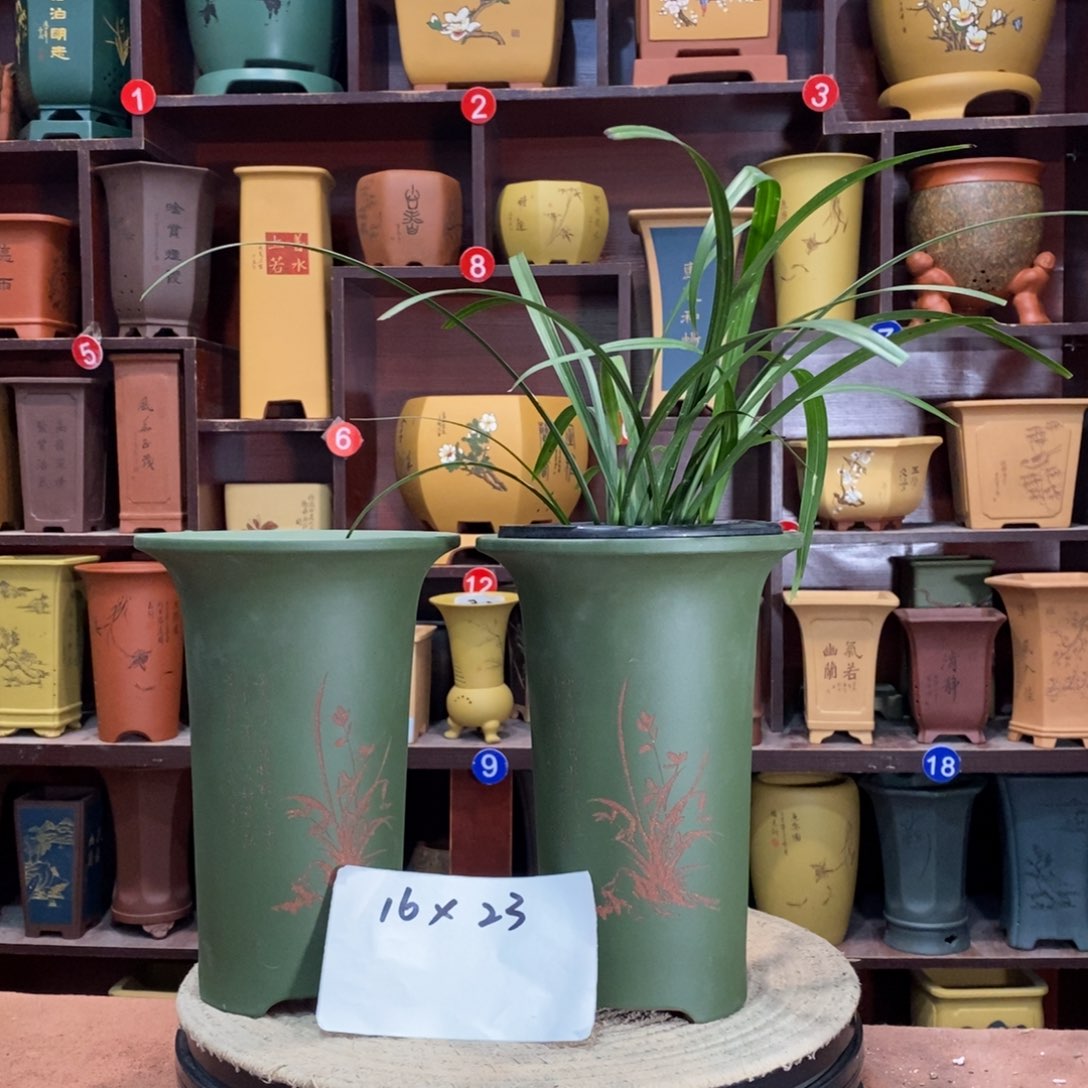 紫砂艺术紫砂花盆