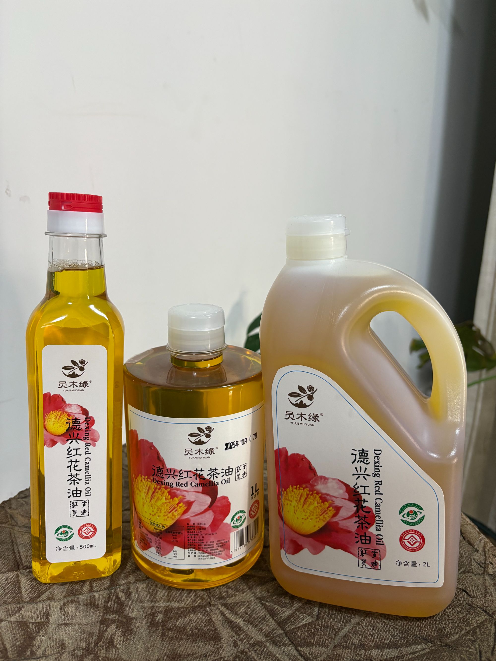 员木缘江西正宗老茶树物理压榨头道红花茶油生喝高端健康食用油