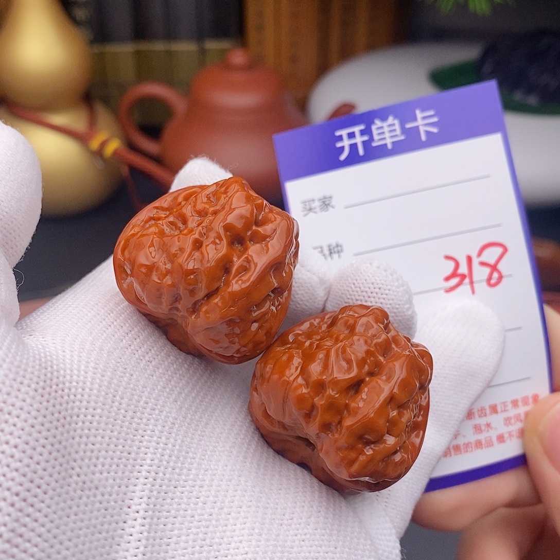 文玩核桃把件34蛤蟆头318